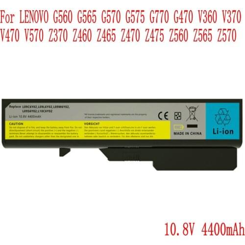Laptop Battery For LENOVO G560 G565 G570 G575 G770 G470 V360 V370 V470 V570 Z370 Z460 Z465 Z470 Z475 Z560 Z565 Z570