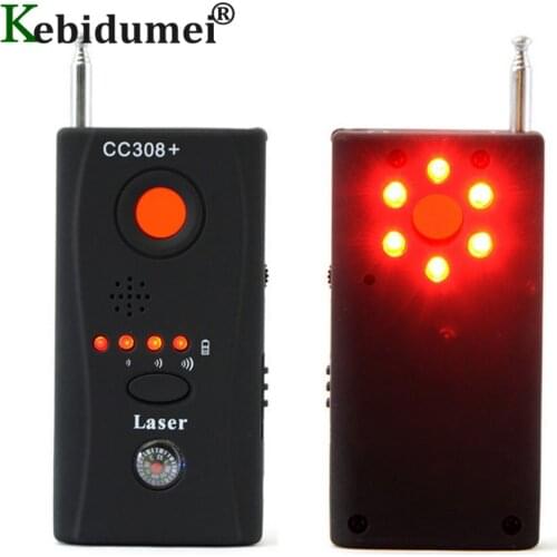 CC308 Anti-Spy Bug Detector EU Power Adapter Mini Wireless Camera Hidden Signal GSM Device Finder Privacy Protect Security