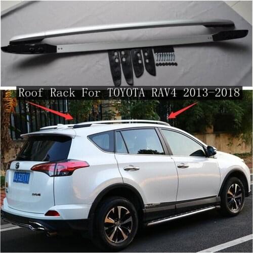 High Quality Aluminum Alloy Car Roof Rack Luggage Rack Crossbar For TOYOTA RAV4 2013-2018