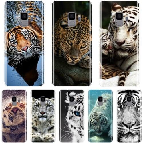 For Samsung Galaxy Note 4 5 8 9 Case Silicone Soft Tiger Leopard Cool Back Cover For Samsung S5 S6 S7 Edge S8 S9 Plus Phone Case
