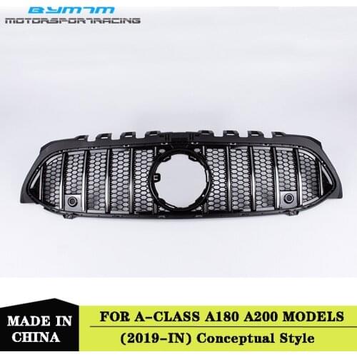 Concept Style Front Bumper ABS Racing Grille For Benz W177 A180 A200 A260 2019