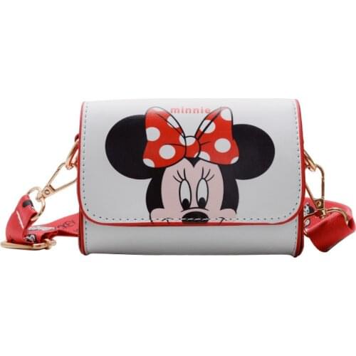Disney childrens small bag new mini shoulder bag cartoon Mickey baby coin purse girl crossbody bag