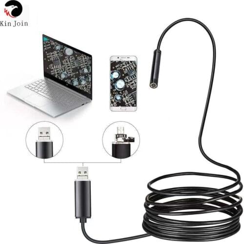 5.5mm Android Phone Endoscope Camera Pipeline Dental Auto Repair Probe Waterproof HD Camera Lens