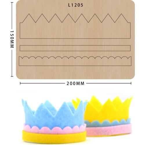 Knife mold Scrapbook Die Cut Pretty Crown DIY handmade News For Wooden -cutting Template Cutting Mold Wood