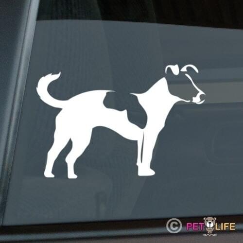 Jack Russel Terrier Sticker Die Cut Vinyl - profile jrt parson v2 computer decal