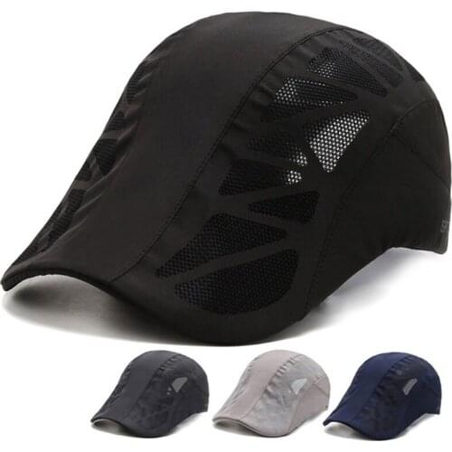 Summer Tennis Cap Men Women Quick-drying Caps Thin Section Forward Cap Sunscreen Fishing Sun Hat 4 Colors New Arrive