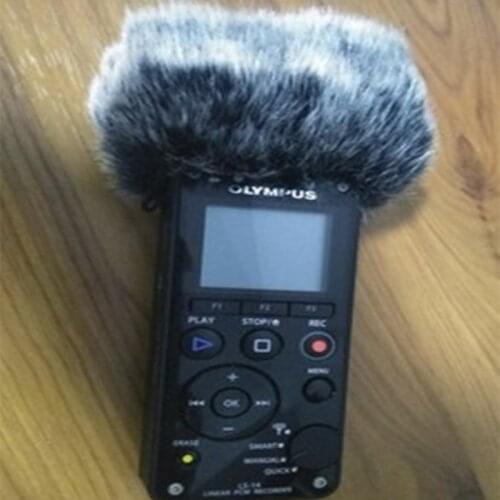 Dead Cat High Quality Windshield Outdoor Artificial Fur Wind Muff Windscreen For OLYMPUS LS-14 Mic Cover Shield Blue Mantis