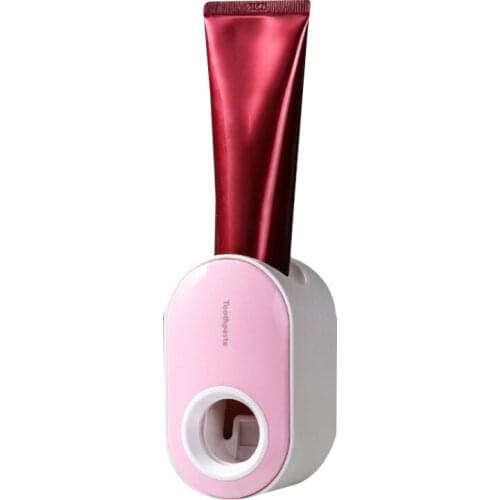 Wall Mount Automatic Toothpaste Dispenser Toothpaste Squeezer Dispenser Toothbrush Holder Bathroom Accessories