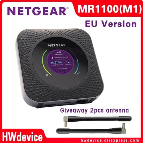 New Eu version Netgear Nighthawk M1 MR1100 LTE CAT16 4GX Gigabit Mobile Router Europe Version 100EUS 1TFUKS UK EE 1RDMES 1RDQAS