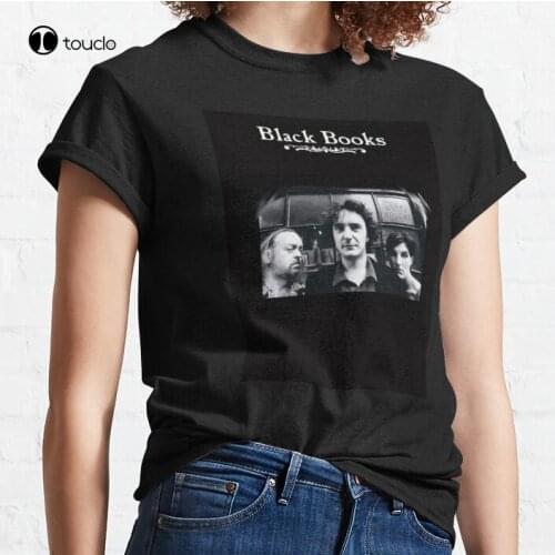 New Black Books Classic T-Shirt Cotton Tee Shirt
