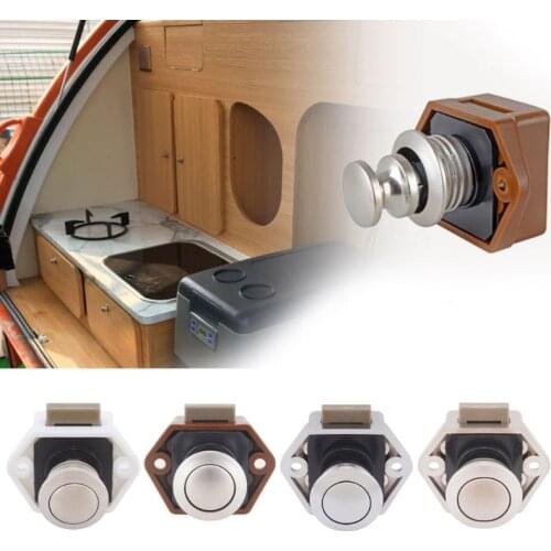 2020 New Diameter 20mm Camper Car Push Lock RV Caravan Boat Drawer Latch Button Locks For Furniture Hardware
