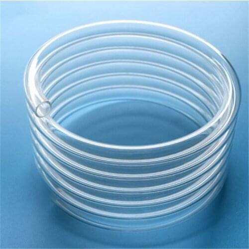 OD120 ID100 clear helical quartz tube for heater tube and quartz muffle
