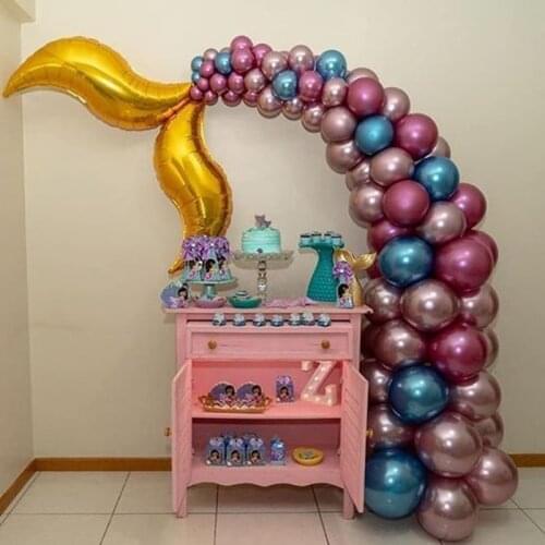 Mermaid Party Supplies Mermaid Balloon Arch Set Mermaid Tail Ballons Little Mermaid Party Decoration Wedding Girl Birthday Party