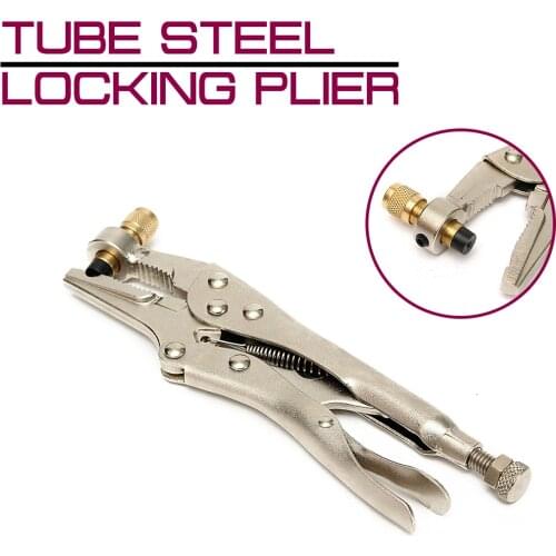 Air Conditioner Refrigerant Recovery Refrigeration Tube Steel Locking Plier Hand Tool
