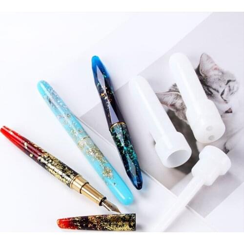 Pen Silicone Mold Resin Mold Pen Holder Silicone Molds Uv Epoxy Jewelry Making Diy Decoration Crafts Tool Resin Casting Molds