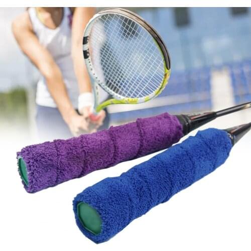 Badminton Tennis Racket Handle Grip Absorb Sweat Anti-slip Wrapping Towel Band Fishing Skidproof Sweat Band grip