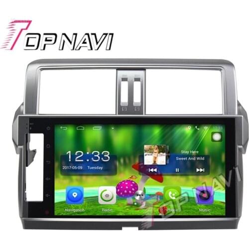 Topnavi 10.1'' Quad Core Android 6.0 Car GPS Navigation For TOYOTA Parado 2014 Radio Audio Multimedia Stereo Without DVD
