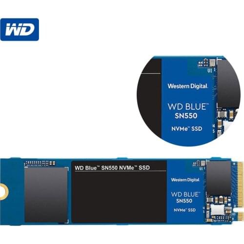 Western Digital Blue SN550 SSD 250GB 500GB 1TB M.2 2280 NVMe PCIe Gen3*4 Internal Solid State Drive For PC 2020 New Model