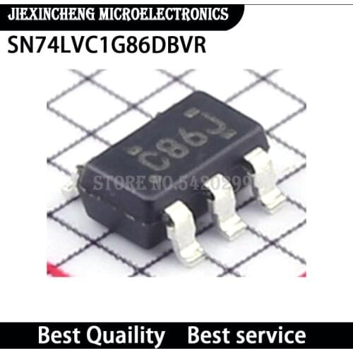 100PCS SN74LVC1G86DBVR C86* C86 C86F C86J SN74LVC1G86DBV SN74LVC1G86 SOT23-5 New Original