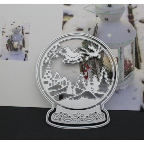 12.2*10.4cm Merry Christmas Die Cut Letter Metal Cutting Dies Stencil Scrapbooking Embossing New Christmas Craft Dies