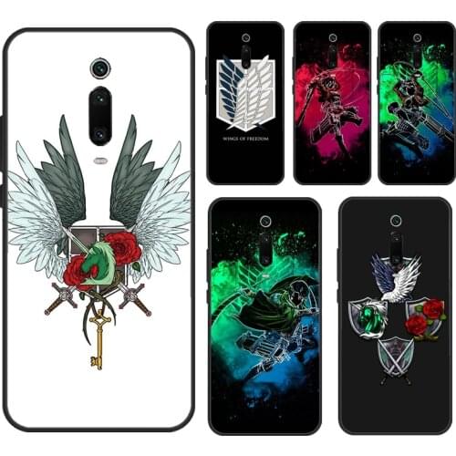 Wings of Freedom Attack On Titan For POCO F3 F1 F2 M3 X3 Pro Phone Case For Xiaomi Mi 11 Ultra Mi Note 10 Lite 9T 10T Pro
