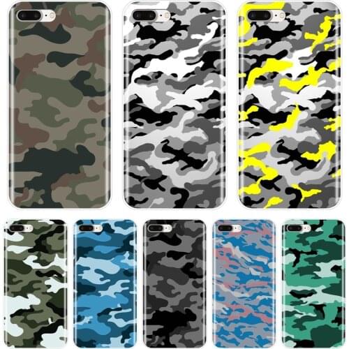 Camouflage Military Camo Phone Case For Apple iPhone 6 S 6S 7 8 X XR XS Max Silicone Soft Back Cover For iPhone 8 7 6S 6 S Plus