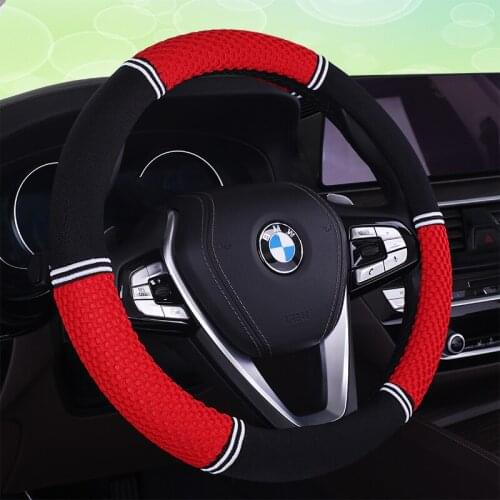 Car steering wheel cover coprivolante auto couvre volant voiture Suitable 37-38cm Auto accessories interior decoration accesorio