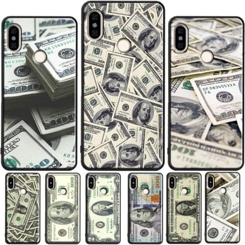 Money Dollars Cash Case For Xiaomi Redmi Note 10 Pro 8T 9S 7 8 9 Pro Phone Cover For Redmi 9 9A 9C 9T K40 8A
