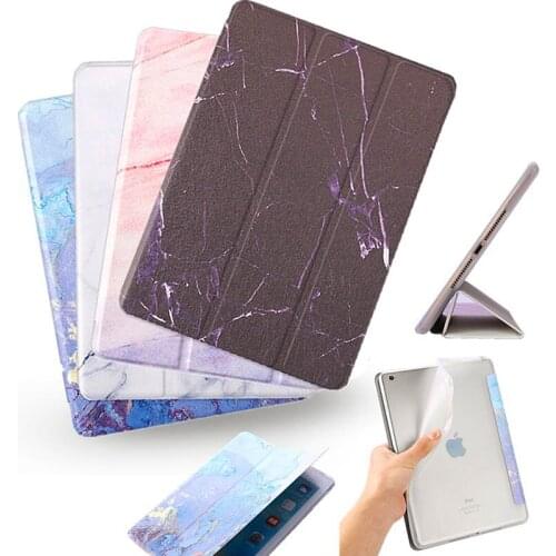 For 7th gen 10.2 iPad Air 3 Case 2019 TPU Back Smart Case For iPad 9.7 2018 2017 56 Air 1 2 + screen protector
