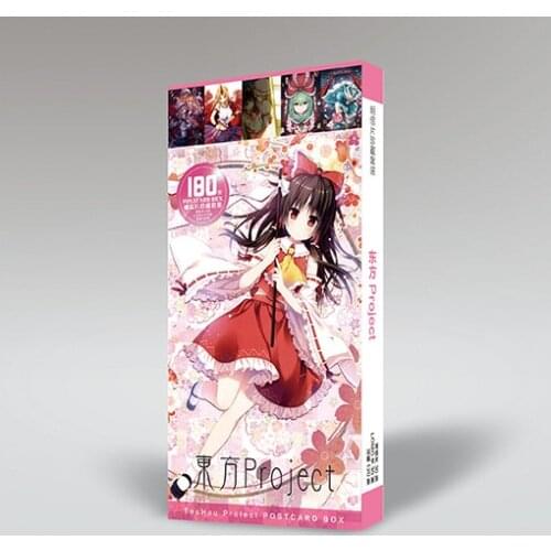 Touhou Project Reimu Hakurei Marisa Kirisame Fanart Postcard Post Card Sticker Artbook Brochure Gift Cosplay Props Book Set New