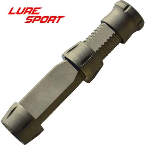 LURESPORT Aluminum Heavy reel seat Boat Rod Matt Grey metal reel seat Rod Building Component Repair Fishing DIY Accessory