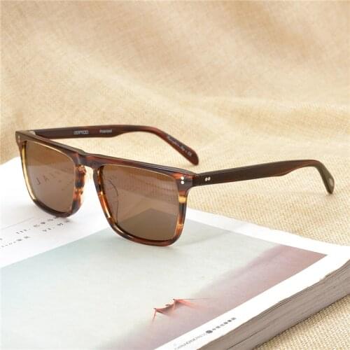 Bernardo Men Sunglasses Polarized Sunglasses 2019 Brand Designer Driving Sun glasses Male High Quality Rectangle Style OV5189S