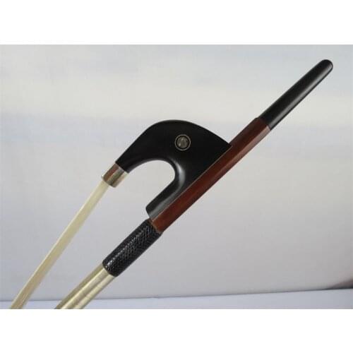 Germany style pernambuco upright bass bow 3/4 Professional,silver mound 10227
