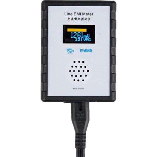 2021 NEW OLED Display Mains Noise Tester EMI Measuring Instrument Broadband AC Power Supply Ripple Analyzer line EMI meter