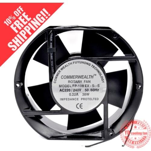 NEW COMMONWEALTH AC220V 17251 AC S Axial FP-108EX Oval cooling fan