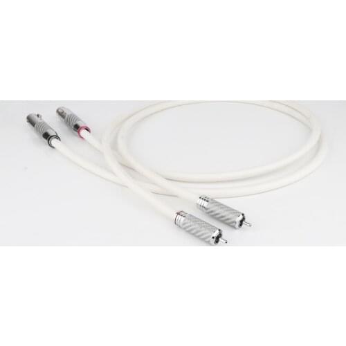 Pair hi-end Silver Plated RCA TO XLR Balanced Audio Intercconnect Cable HIFI Analogue extension cord Cable
