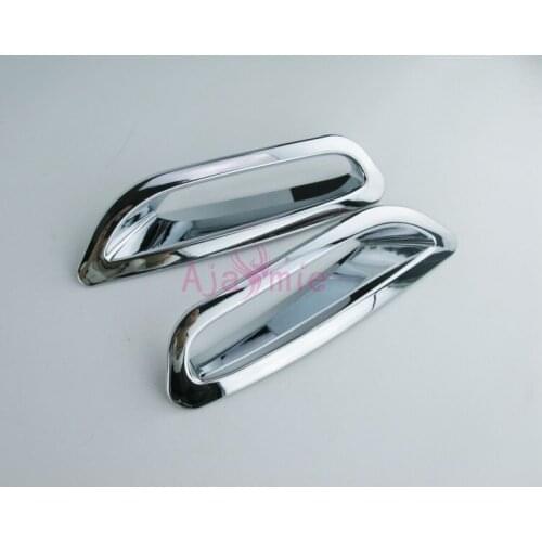 Fog Reflector Fog Light Lamp Cover Sticker Decoration Moulding Trim 2014 2015 2016 For Nissan X-trail Xtrail X Trail Accessories