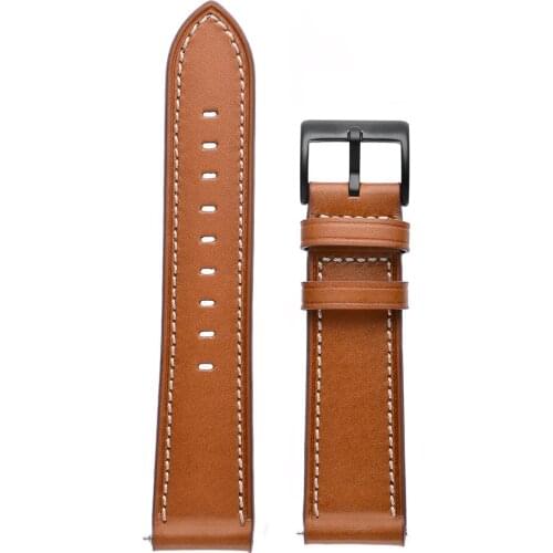 Black Brown Leather Watchband for HUAWEI WATCH GT 2 46mm 42mm Wrist strap GT2 Smartwatch Band Bracelet Accessories