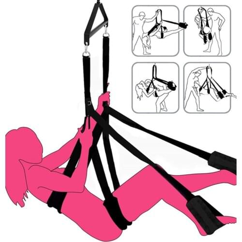 Adult Sex Swing SEXY SLAVE 360 Spinning Sex Position Love Sling Adjustable BDSM Fetish Bondage Couples Sex Game For Couple