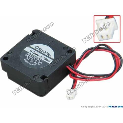 SUNON B0502PFB2-8 DC 5V 0.65W 25x25x10mm Server Cooling Fan
