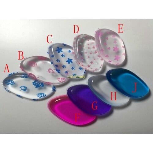 100pcs/lot Fast shipping Leaf Silicone Sponge makeup puff For Liquid Foundation BB Cream Beauty Essentials