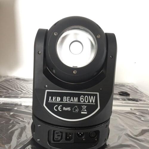 2pcs/lot Newest dj lighting cob led dmx beam moving head spot 60W Disco stage bar wash light for ktv nightculb party