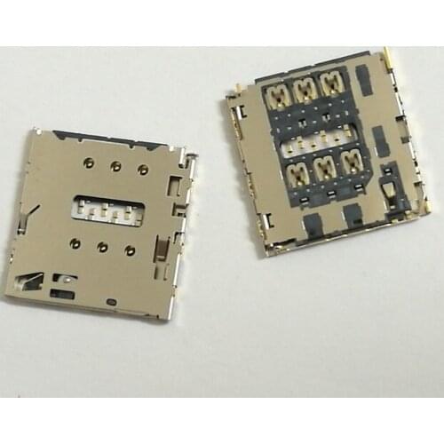 2pcs New SIM card reader socket holder slot connector for ASUS K018 for Gionee GN9005 S5.1 ELIFE E7 E7T