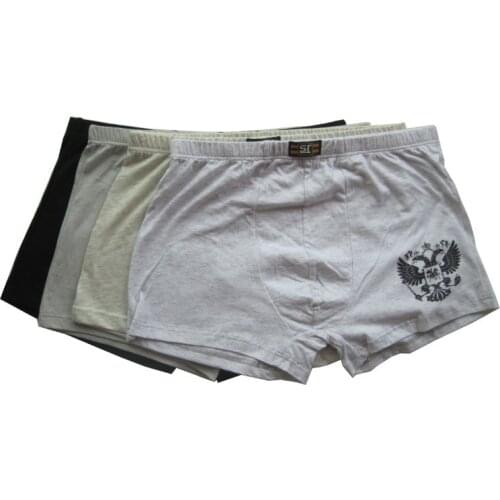 5pcs/lot men underwear 100%cotton men boxer shorts underpants excellent quality