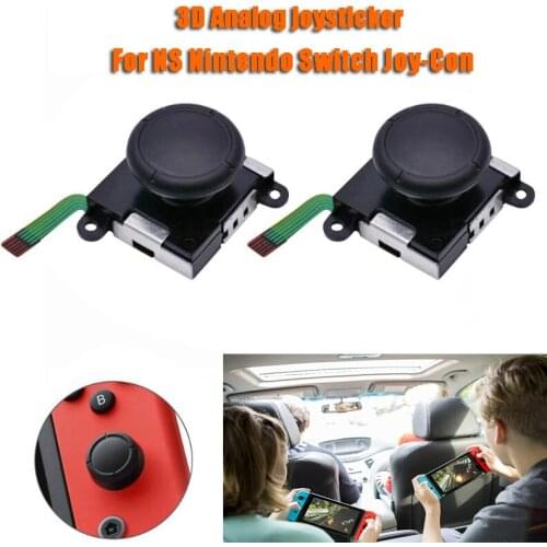 50pcs/Lot 3D Analog Joystick thumb Stick grips Cap Button Module Control Replacement Part for Nintend Switch JoyCon NS Joy-Con