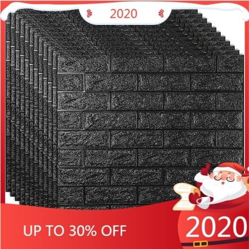 77*70cm 3D imitation wood wall stickers Luxury living room upholstered walled wood wainscoting ceiling self-adhesive wallpaper