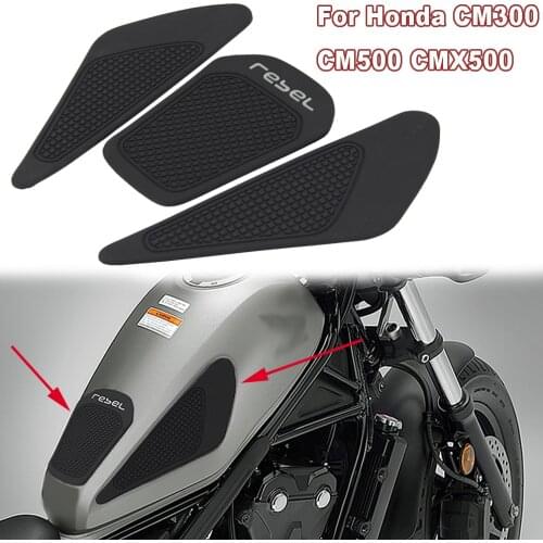 Motorcycle Accessories Gas Tank Protect Sticker Fuel Cap Cover Pad For Honda REBEL500 REBEL300 REBEL CMX 500 300 CM500 CM300