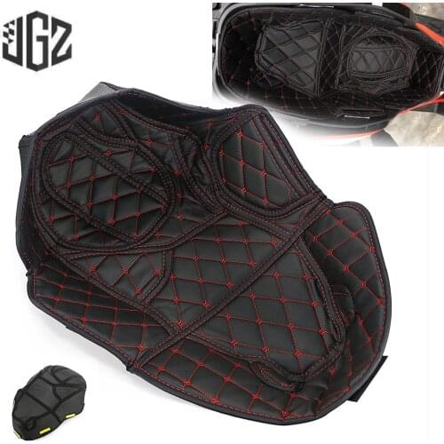 Motorcycle Accessories Nylon PU Seat Bucket Storage Box Rear Trunk Cargo Liner Protective Pad for HONDA ADV 150 2019 2020 2021