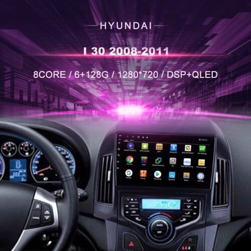 Car DVD For Hyundai i30 ( 2008-2011) auto A/ C Car Radio Multimedia Video Player Navigation GPS Android 10.0 Double Din