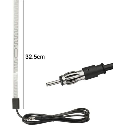 Superbat Car Stereo AM FM Radio Windshield Window Glass Hidden Adhesive Mount Antenna Aerial for Vehicle Truck SUV Car Stereo Au